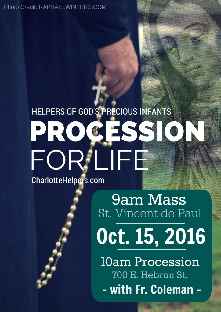 October 2016 Procession for Life